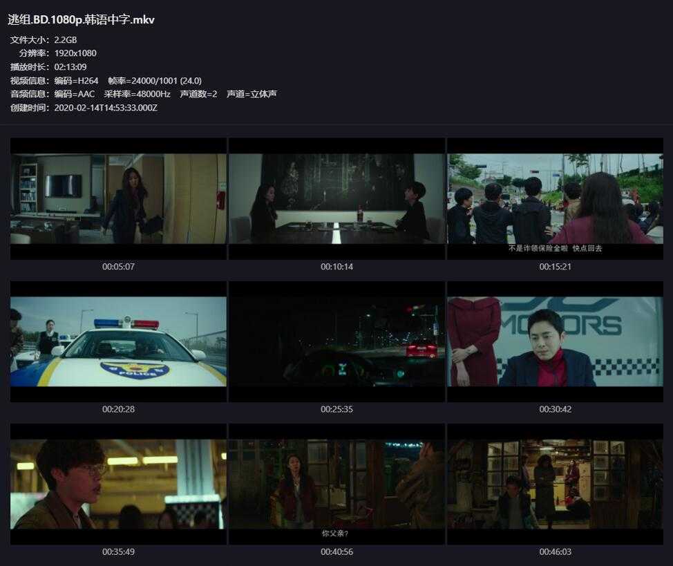 2019韩剧动作片《逃组》BD1080p.韩语中字