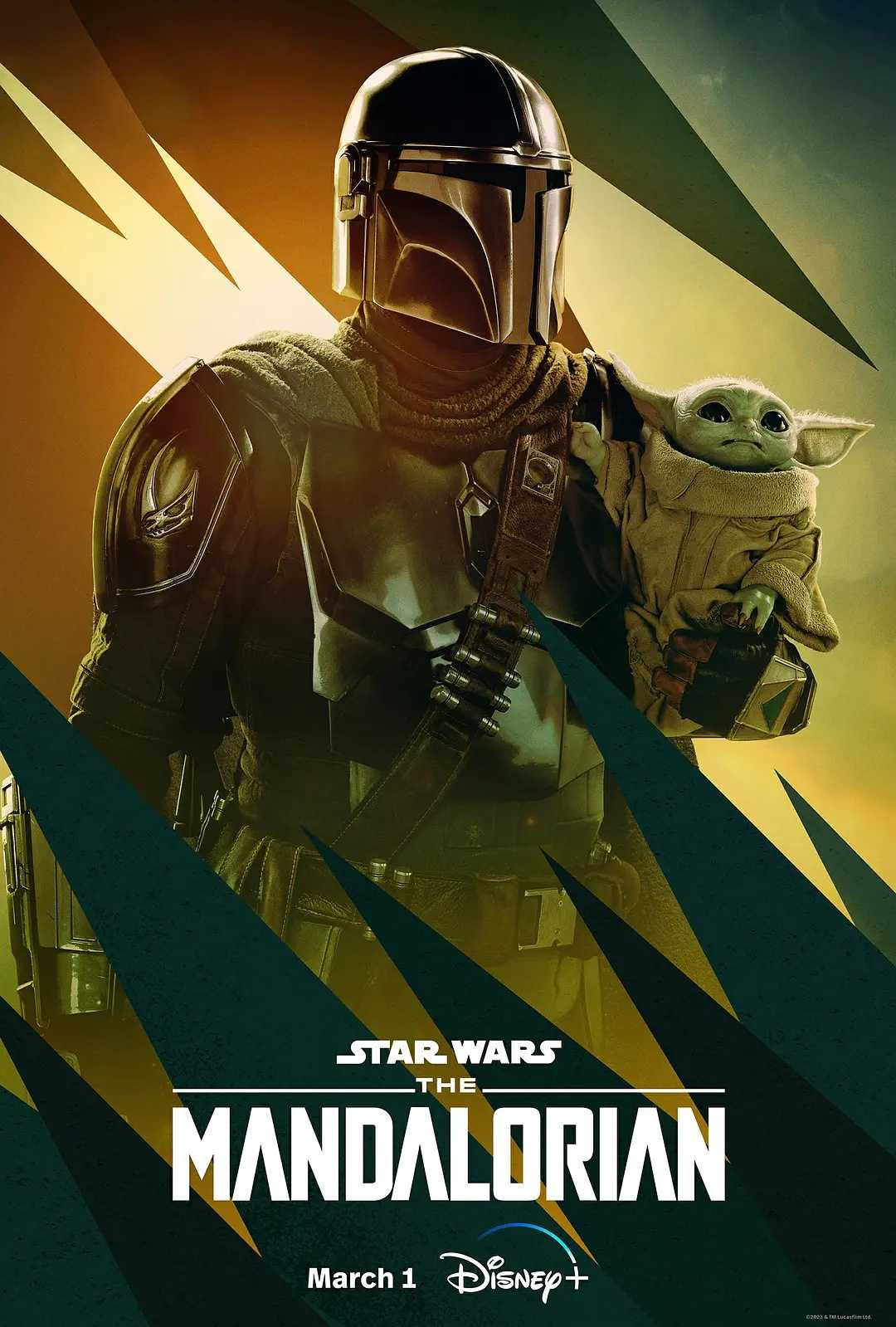 【曼达洛人 第三季 2023】                        [The Mandalorian]                        [星球大战衍生剧]                        [1080P]                        [内嵌中英]尤达宝宝回归！星际父子继续冒险 附前两季