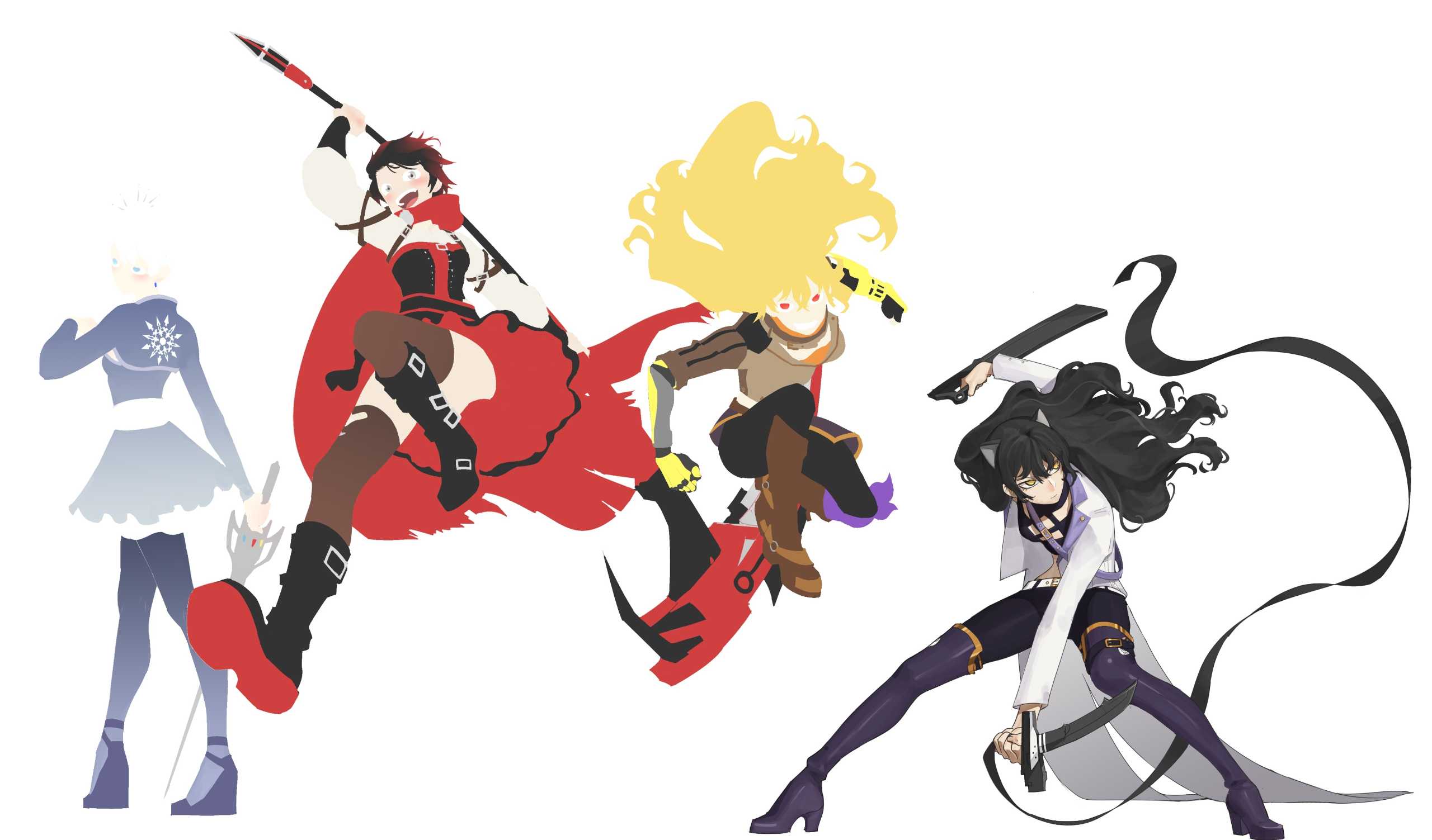 【RWBY】更新第九季啦！！！ ❤⬜♠💛