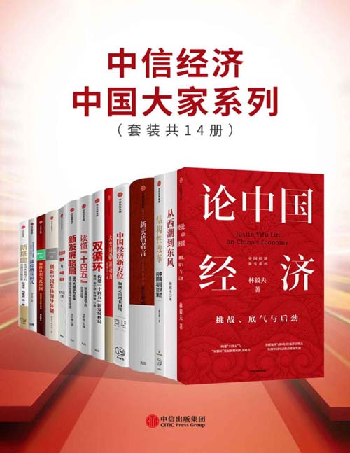 2021-08  中信经济中国大家系列（套装共14册）