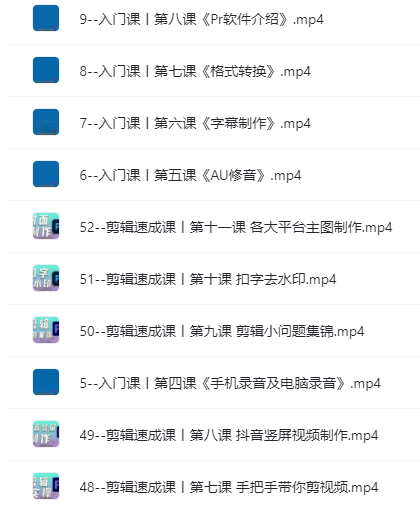 零基础玩转中视频 抖音短视频快速起号 电影解说流量特训班 个人商业实战营