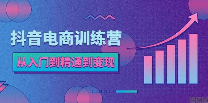 抖音电商训练营：从入门到精通，从账号定位到流量变现，抖店运营实操