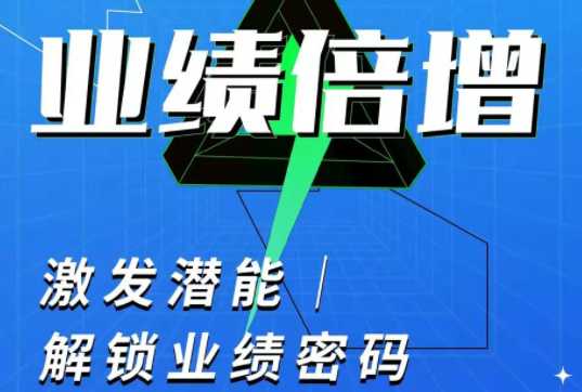 实体店业绩十倍速增长运营系统课，激发潜能，解锁业绩密码