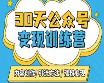 公重号变现营，内容创作，引流方法和涨粉变现