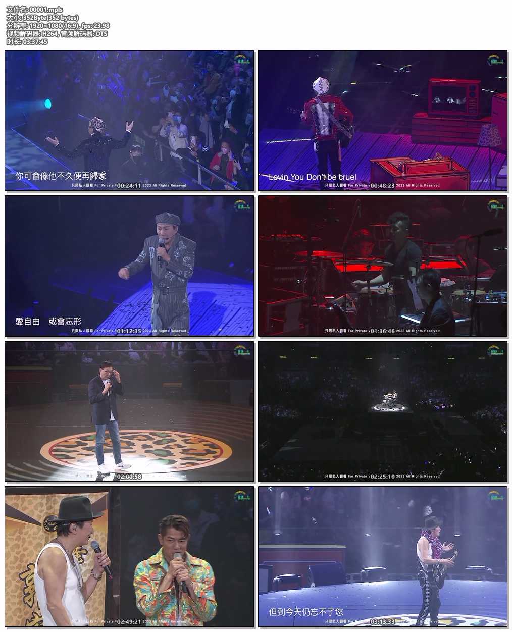 全新资源：许冠杰 - 此时此处演唱会 Sam Hui In One Place Live 2023    [BDISO 22.6GB]