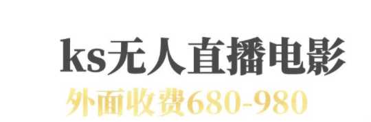 快手无人电视剧值播外面收费680-980的项目