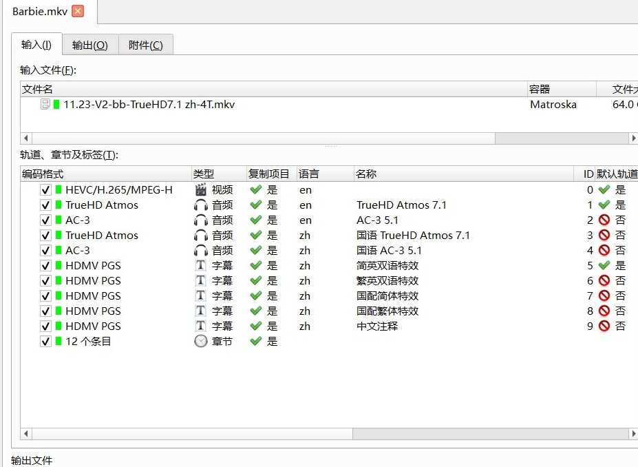 【终极收藏版】《芭比》4K REMUX次世代国语对应4K调色动态全特效V2版【64.1GB】