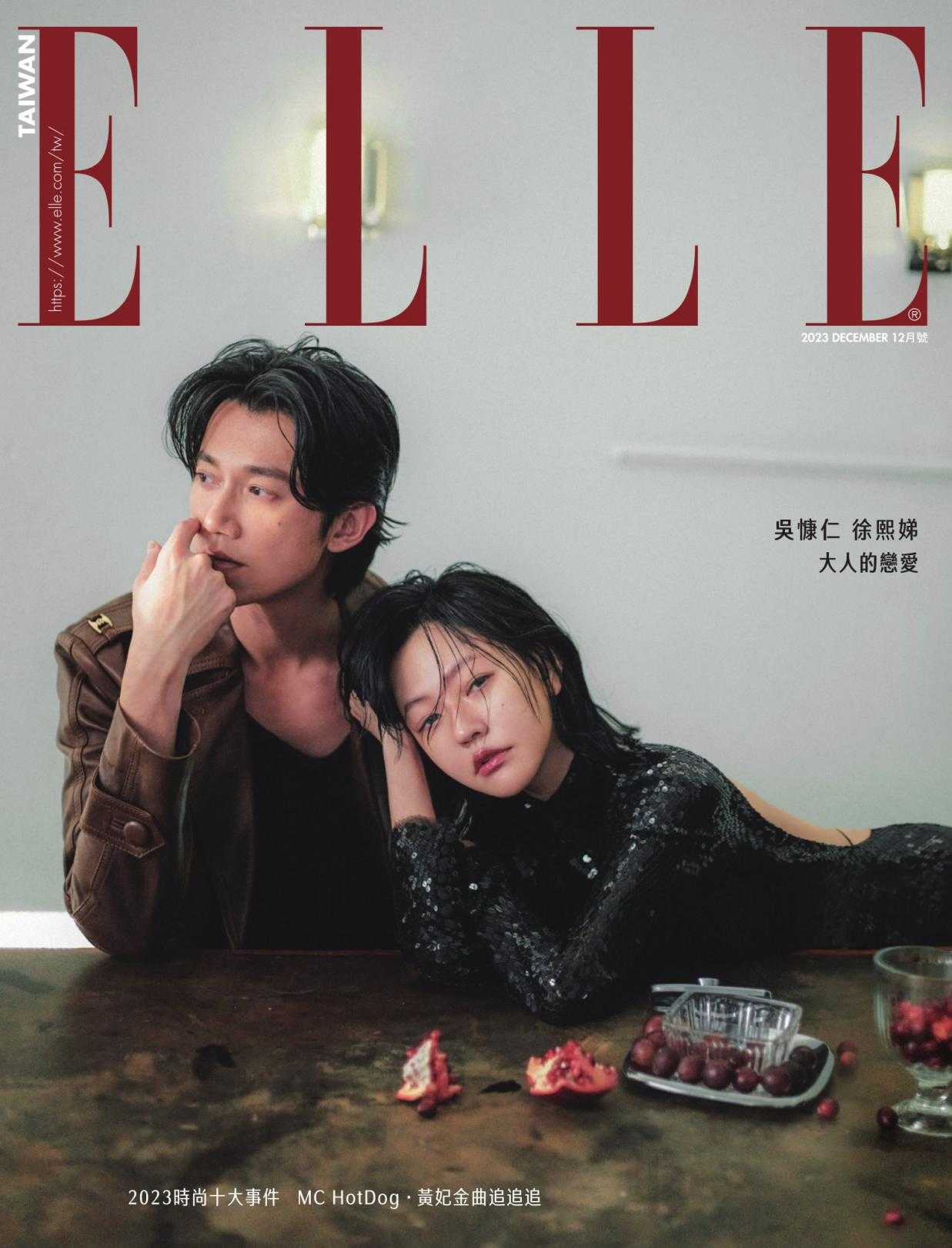 【PDF+图片】《ELLE 她》杂志台湾版2023年12月号 徐熙娣 吴慷仁