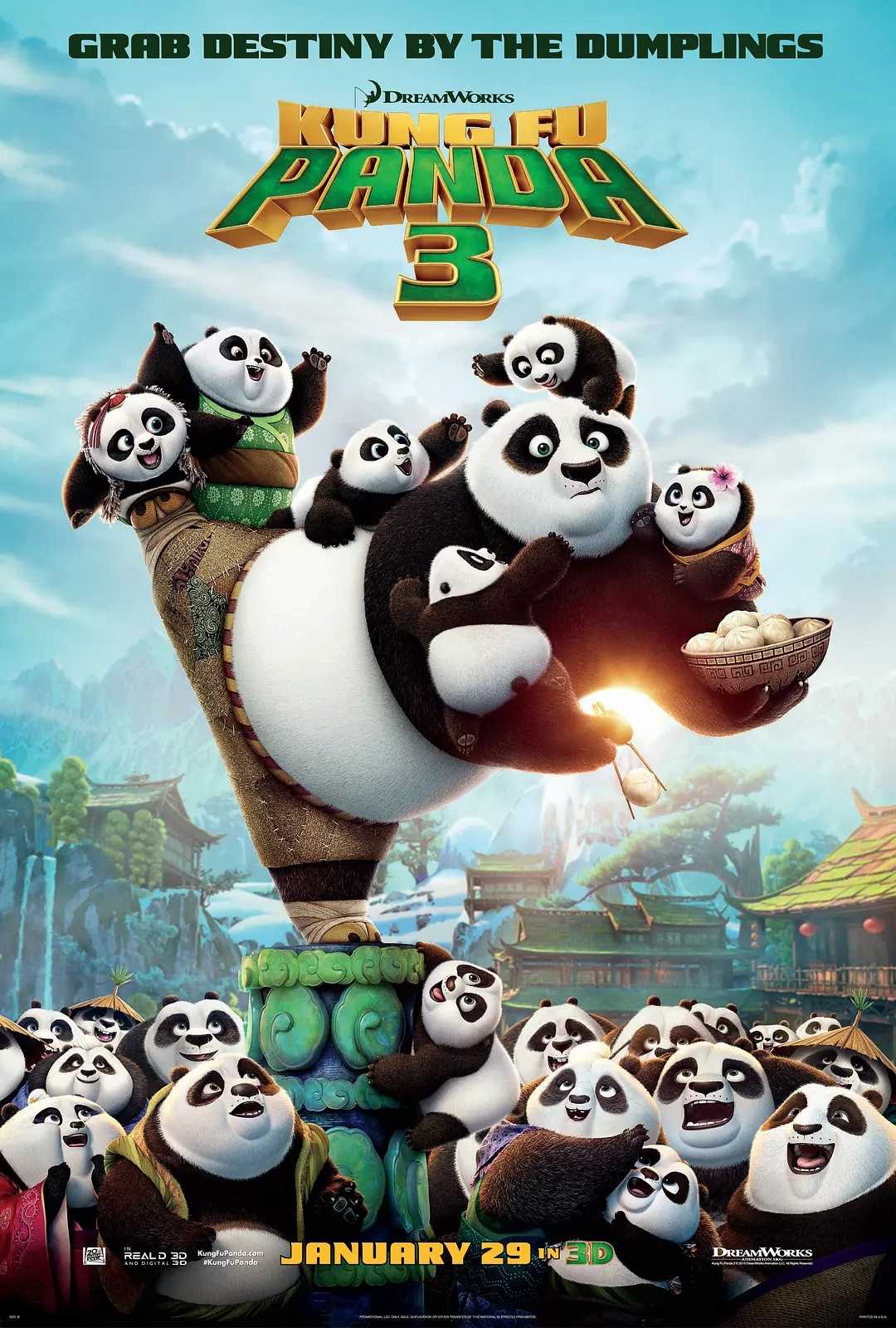 《Kung Fu Panda Ⅰ ~ Ⅲ 》（功夫熊猫 1 ~ 3）1080P REMUX 蓝光原盘 外挂字幕