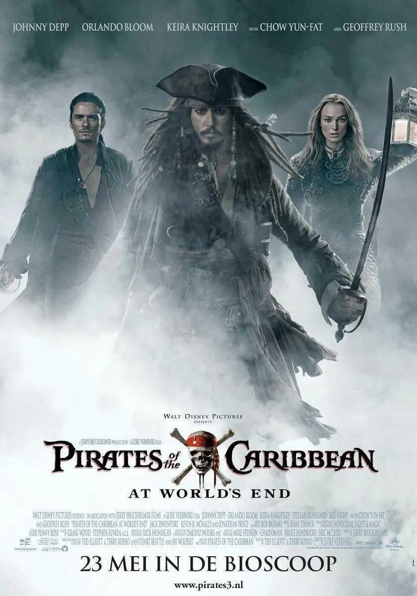 《Pirates of the Caribbean：At World's End》（加勒比海盗 Ⅲ ：世界的尽头）Ⅲ 4K REMUX 蓝光原盘 外挂字幕