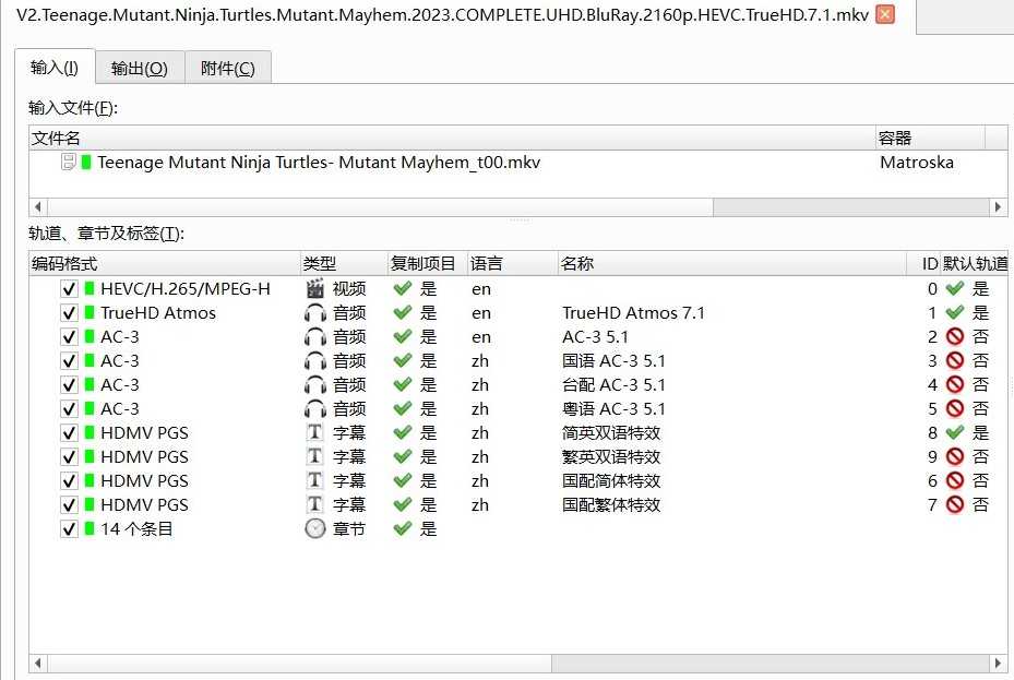 V2版《忍者神龟：变种大乱斗》4K REMUX【杜比视界】【国粤台三配】【国配双语特效四字幕】【46.1GB】