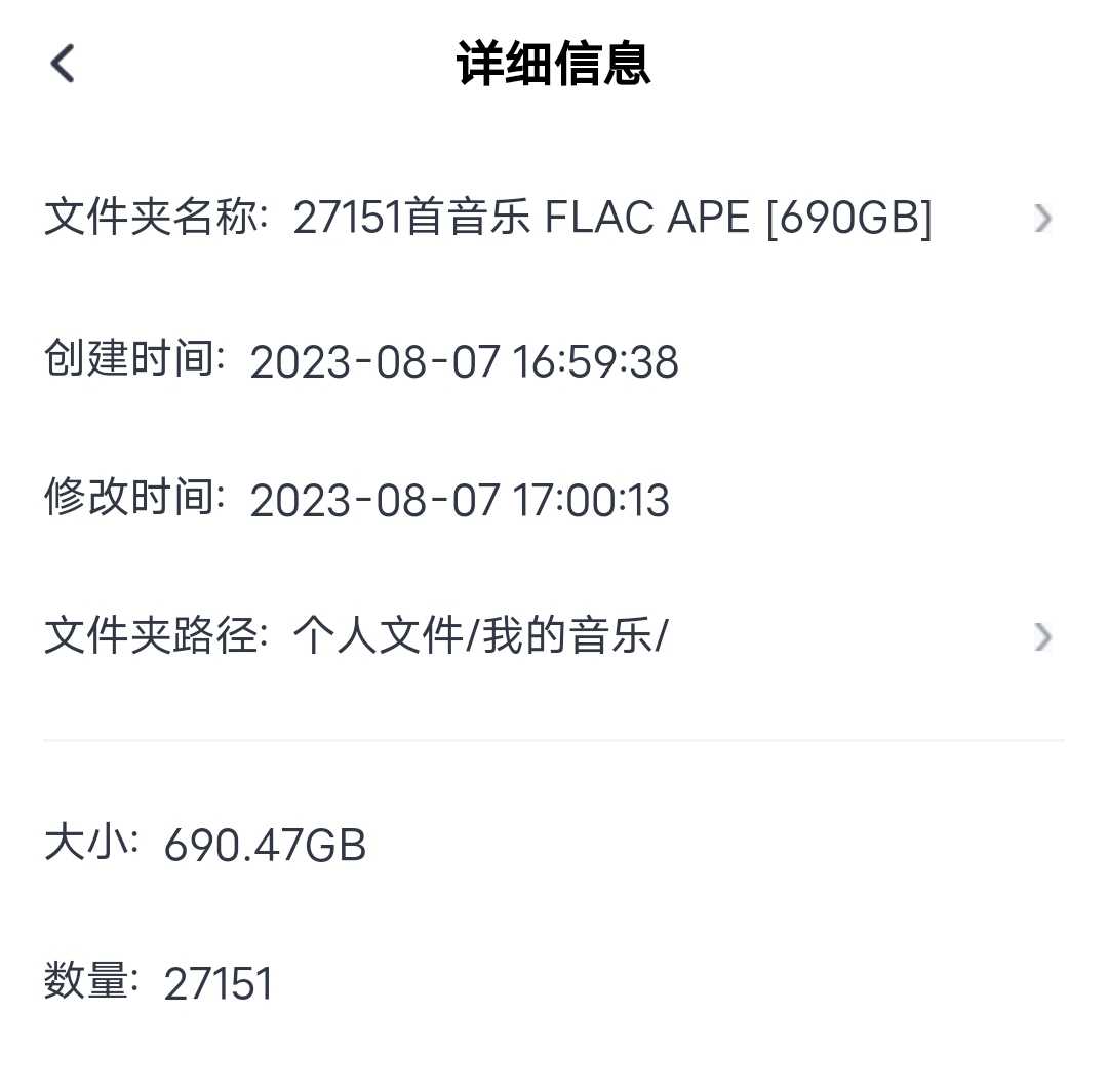 群星《27150首音乐大合集》    [FLAC]    [APE]    [690GB]    [天翼云盘]