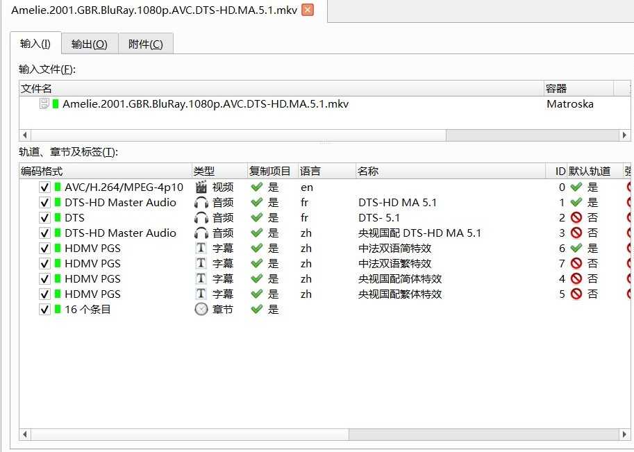 《天使爱美丽》34.9Mb/s 1080p原盘REMUX【次国配 中法双语】【国配特效+双语特效】【35.9GB】