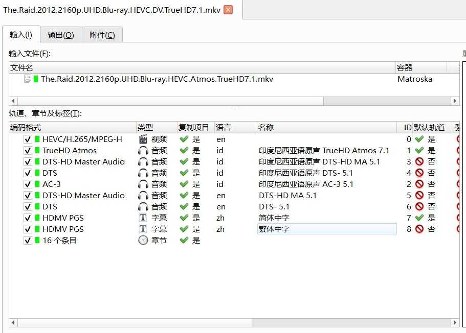 《突袭》4K REMUX 82.2Mb/s【杜比视界】【简繁中字】【66.6GB】