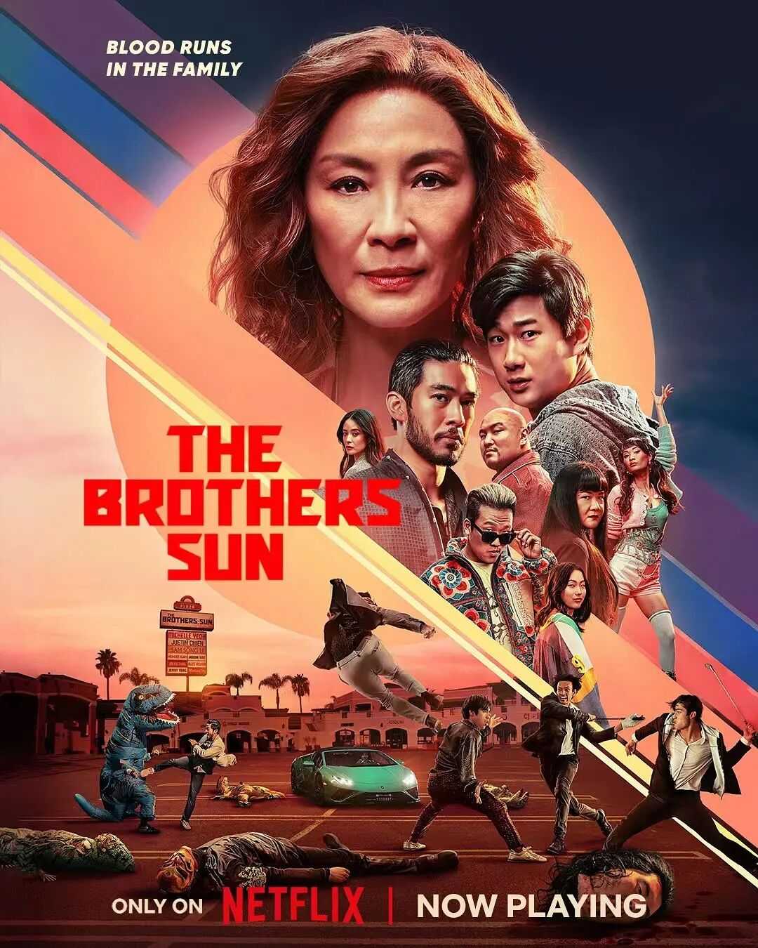 兄弟之道 The Brothers Sun 2024：Netflix上线！🔥🔥影后杨紫琼主演！搞笑爽爆黑帮喜剧动作爽片！