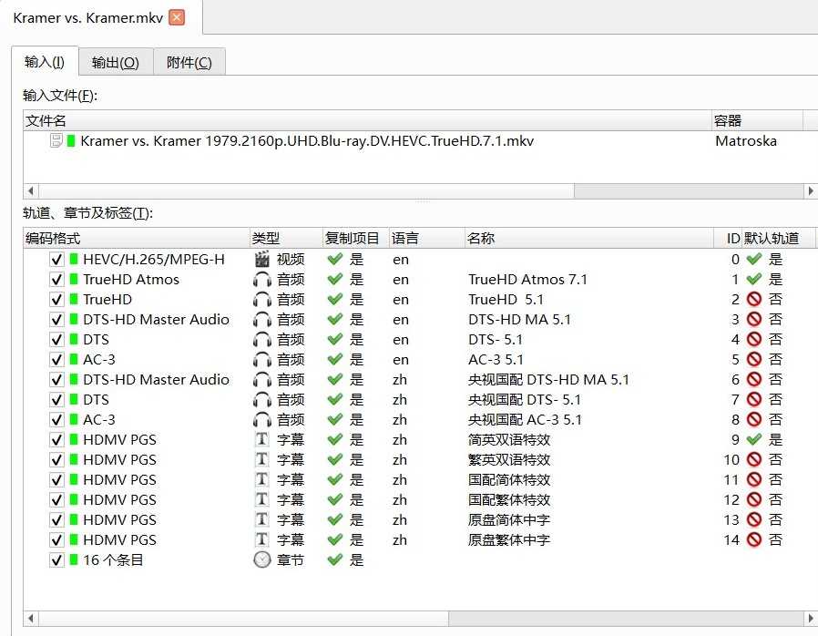 8.5分《克莱默夫妇》 4K REMUX 【杜比视界】【次国配 国英双语】【国配简繁特效+简英双语特效】【69.1GB】