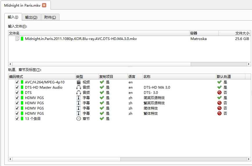 《午夜巴黎》韩版34.8Mb/s高码1080p原盘REMUX【简繁双语特效四字幕】【25.6GB】