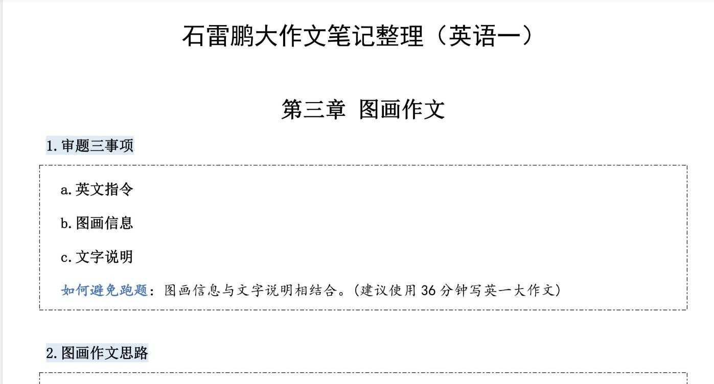 2024年石雷鹏考研英语完整版