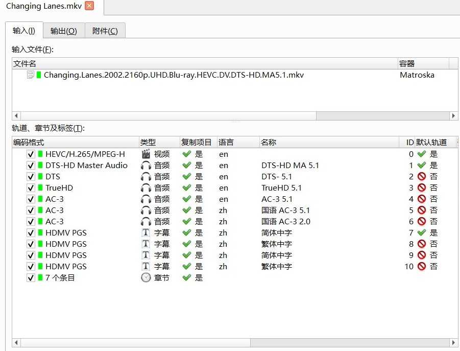 《变线人生》4K REMUX【杜比视界】【国英双语】【简繁中字】【66.7GB】