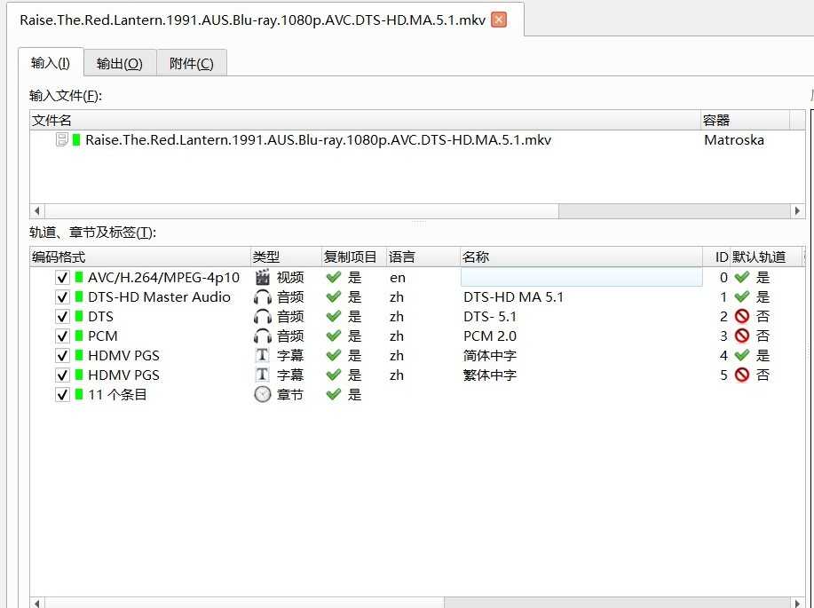 《大红灯笼高高挂》33Mb/s 澳版 1080p原盘REMUX【简繁中字】【35.1GB】