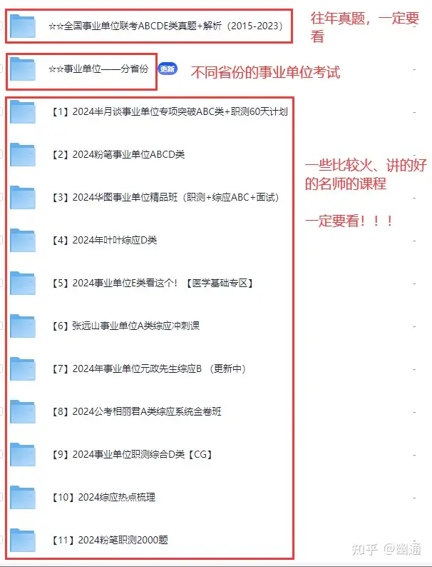 图片 [3]-资料分享丨2024事业单位ABCDE类备考学习资料大合集（含公基+职测+综应）-大海资源库